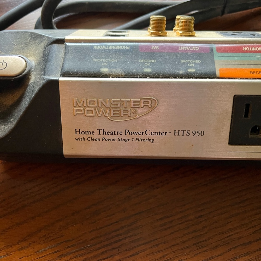 MonsterMulti-Color Outlet Surge Protector - Picture 2 of 4